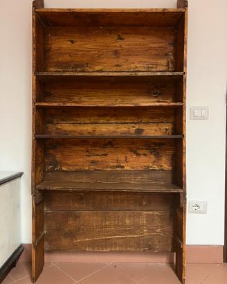 Libreria in Legno Massello Stile rustico