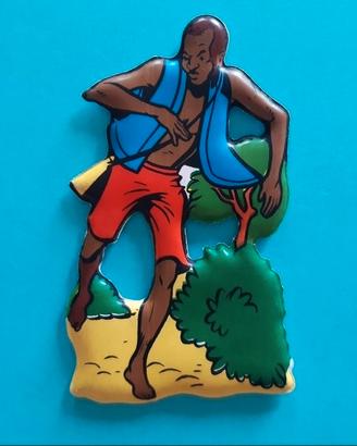 Figurina plasteco formaggino Mio anni '70 RARA