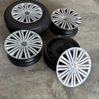 Cerchi da 15” con copricerchi compatibili VW