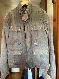 Giacca moto Helstons canvas grigia taglia XL