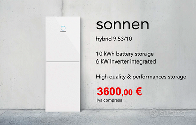 Batteria fotovoltaico 10 kWh con Inverter 6 kW