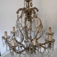 lampadario a gocce vintage stile mariateresa