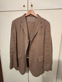 Completo giacca + pantalone in lino