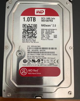 WD Western digital WD10EFRX 1 TB