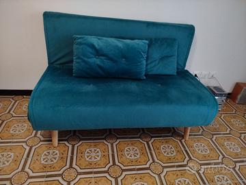 divano 2 posti color Ottanio