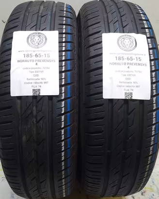 2 GOMME 185 65 15 NORAUTO A70794