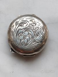 scatolina antica in argento 800