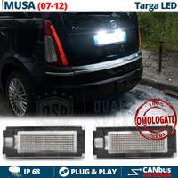 Luci TARGA LED Lancia Musa dal 2007 CANbus 6500K