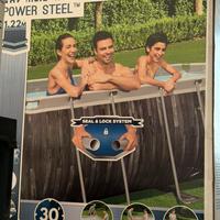 PISCINA 4,12 x 2,01 x 1,22h E POMPA PROFESSIONALE