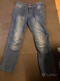 Jeans moto OJ blu taglia 48 con protezioni