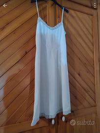 Sottoveste in nylon bianca 