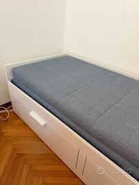 letto-divano IKEA BRIMNES bianco