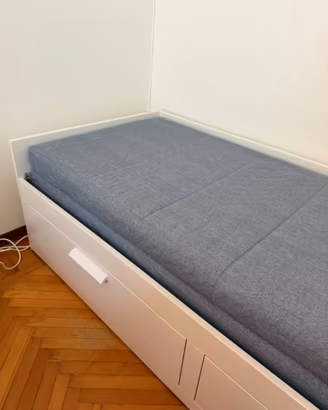 letto-divano IKEA BRIMNES bianco