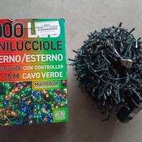 Luci Natale 25 metri interno esterno led