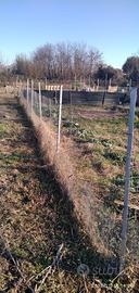 Reti zincate con pali