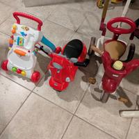 triciclo vespa e primi passi