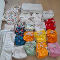 Set pannolini lavabili vari e vendibili anche sing