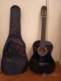 Chitarra classica nera + accessori 