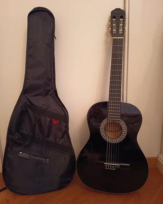 Chitarra classica nera + accessori 