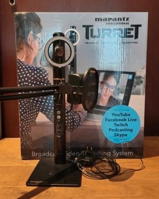 Marantz professional turret video microfono