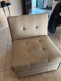 Poltrona letto-pouff