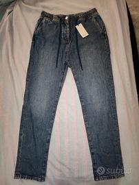 Motivi Jeans Slouchy Misto Lyocell Taglia 42 Donna