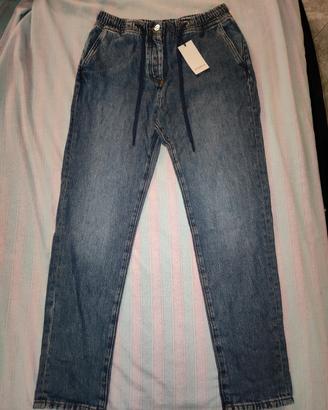 Motivi Jeans Slouchy Misto Lyocell Taglia 42 Donna