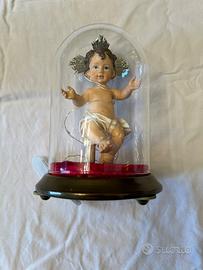 Statue religiose in campana di vetro