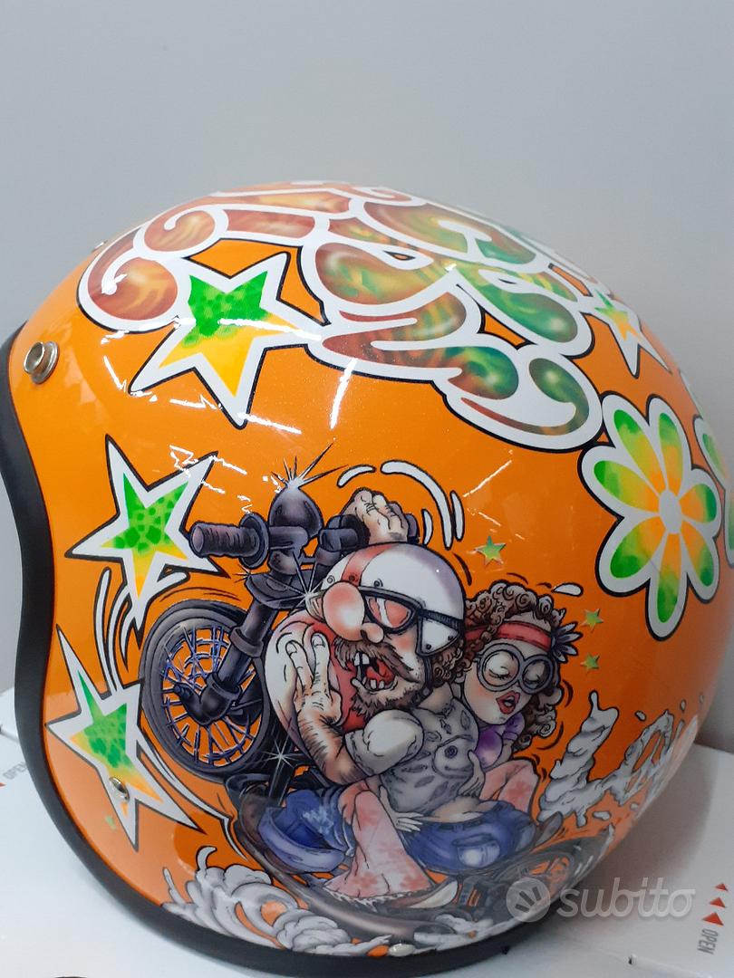 Casco jet vintage aerografato WOODSTOCK - DMD Official