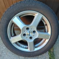 4 gomme e cerchi in lega invernali misura 15