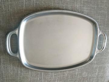 Vassoio Metallurgica Motta Acciaio Inox