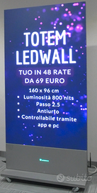 Totem ledwall GOB antiurto - P2.5