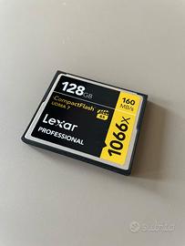 Scheda CompactFlash Lexar 128GB