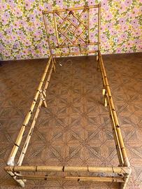 Letto singolo in bambù