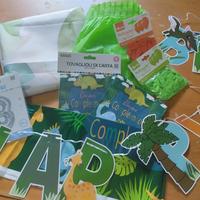 set per compleanno dinosauri 