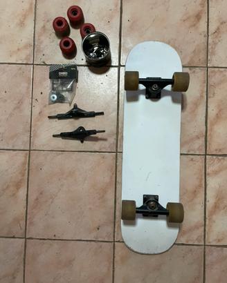 2 tavole da skate + minuteria skateboard