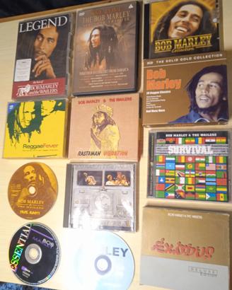 Bob Marley-Reggae collezione Cd-dvd