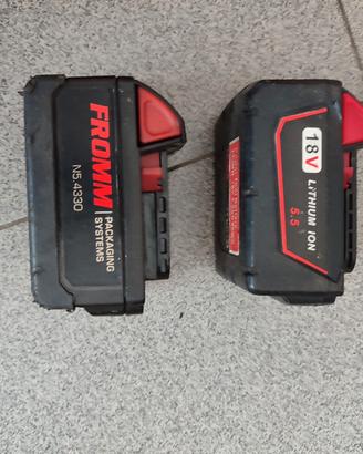 batterie Milwaukee 18v