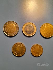 Monete re Alberto II del Belgio