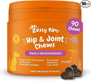 Zesty Paws Hip & Joint per Cani – Gusto Tacchino –