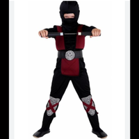 Costume Ninja carnevale bambino 8-10 anni