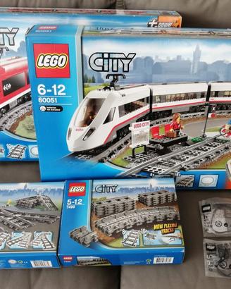 Lego City treni passeggeri 7938 + 60051