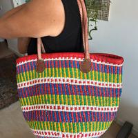 Borsa africana in pelle