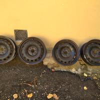 4 cerchi ferro Fiat 