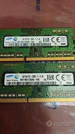 memoria ram, ddr3 PC3L 8gbyte Samsung 