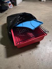 gabbia per conigli e piccoli animali