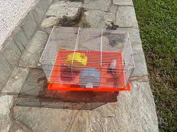 Gabbia per criceto con accessori inclusi