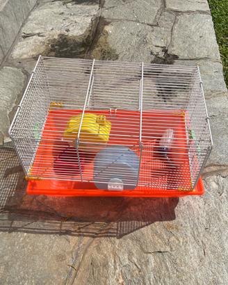 Gabbia per criceto con accessori inclusi
