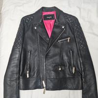 Dsquared2 chiodo pelle 