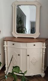 Mobile per ingresso con specchio